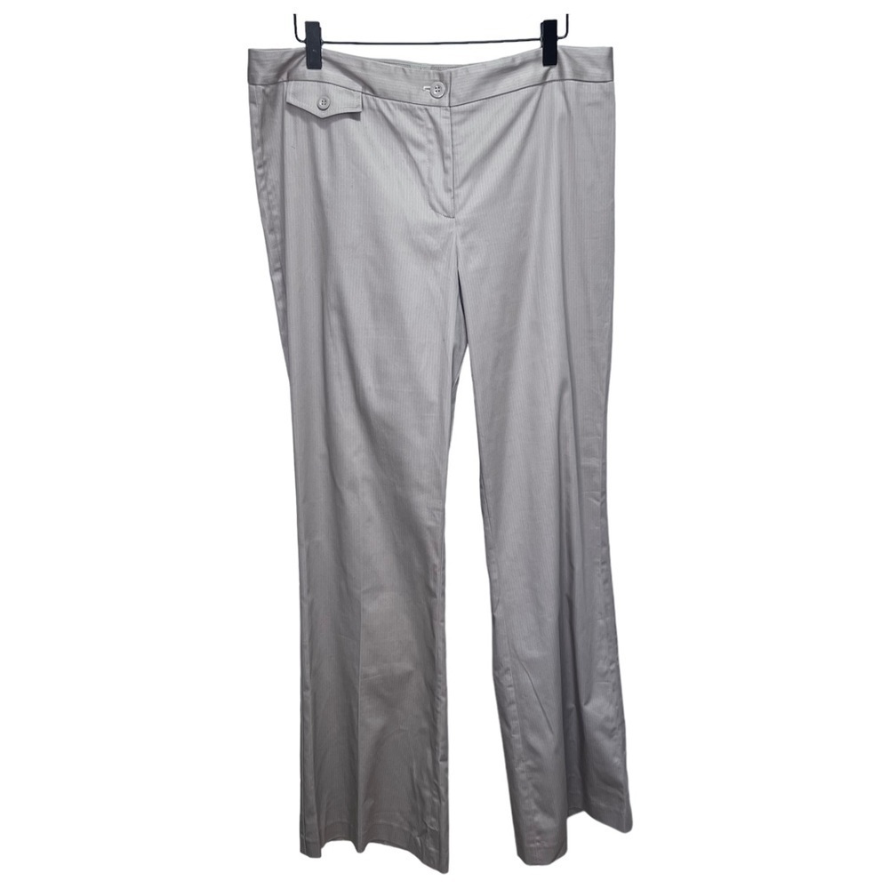 Tommy Hilfiger Tan Pinstripe Trousers Size 12